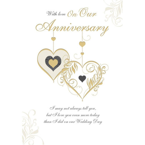 Picture of ON OUR ANNIVERSARY CARD